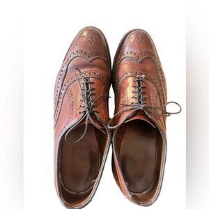 Allen Edmonds Mens Brown McAlister Wingtip Oxford Shoes Size 8 D